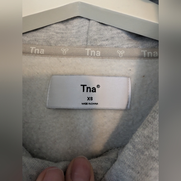 TNA Light Grey Hoodie - Size XS - Picture 4 of 7